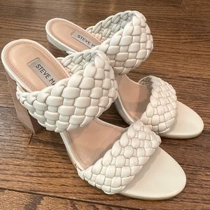 Steve Madden Braided Black Heel Sandals